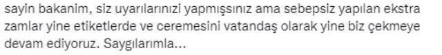 Bakan Muş'un zincir marketlerin yöneticilerini uyarması gündem oldu! Herkes aynı yorumu yapıyor