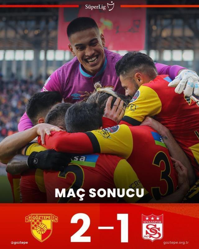 Göztepe Süper Lig'de seriye bağladı! Yiğido'yu da geçtiler