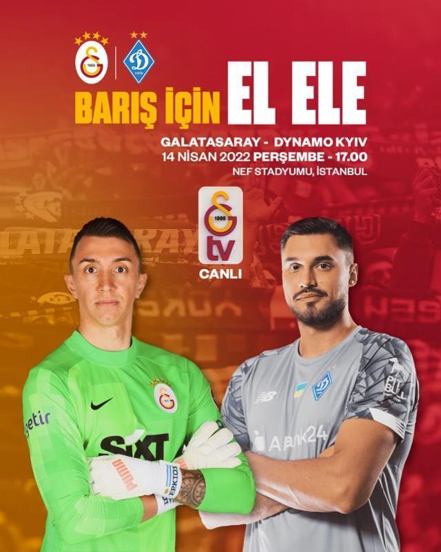 Her şey Ukrayna'daki çocuklar için! Galatasaray ile Dinamo Kiev özel maçta karşılaşacak