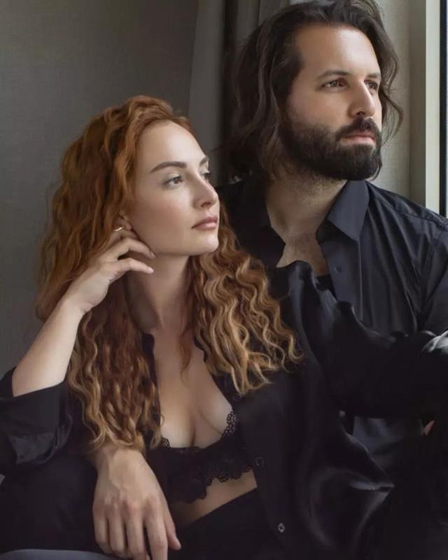 Bugün evlenecek olan Başak Gümülcinelioğlu ve Çınar Çıtanak, romantik pozlar verdi