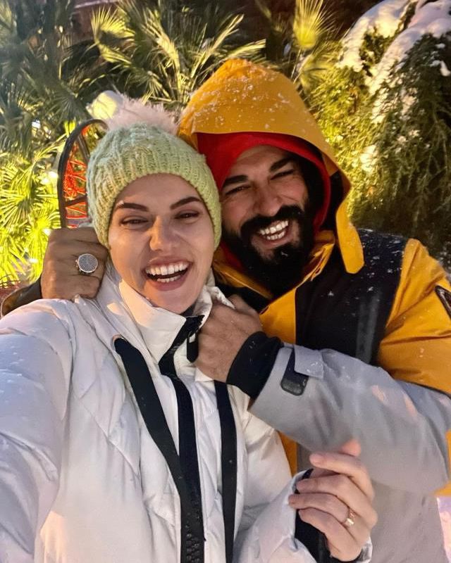 Burak Özçivit'ten ikinci bebeğine hamile olan Fahriye Evcen'e milyonluk hediye