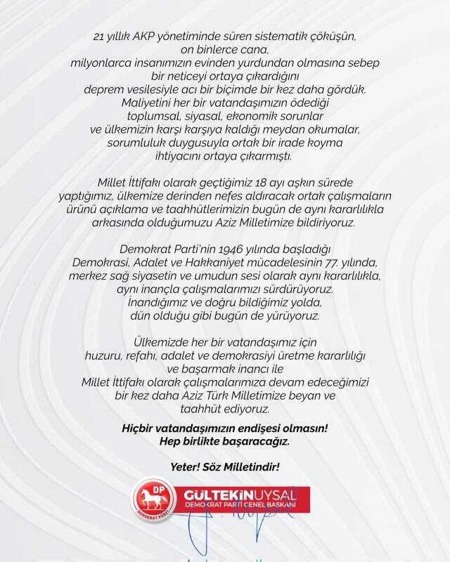 Akşener'in restini nasıl karşıladılar? Masadaki diğer partiler liderlerden peş peşe açıklamalar