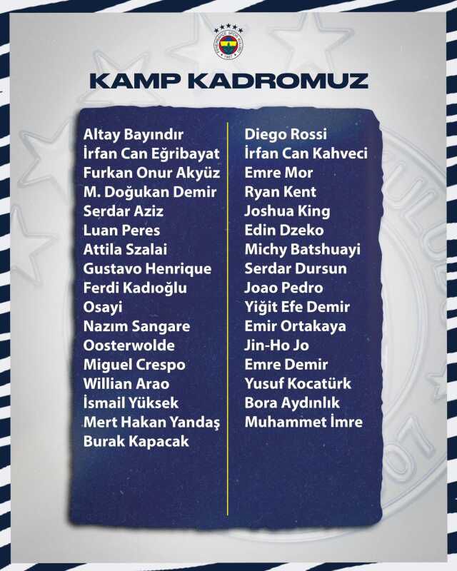 Samet Akaydin, Fenerbahçe'nin Rusya kafilesine alınmadı! Gerçek ortaya çıktı