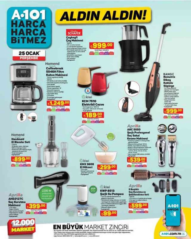 A101 AKTÜEL KATALOĞU 24-26 OCAK | A101'e gelen ürünler! A101 bu hafta katalog ürünleri neler? A101 fiyat listesi!