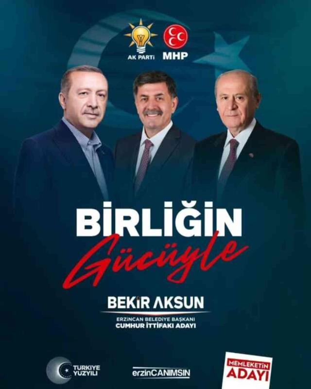 Bekir Aksun kimdir? Cumhur İttifakı Erzincan Belediye Başkan adayı Bekir Aksun kaç yaşında, nereli?