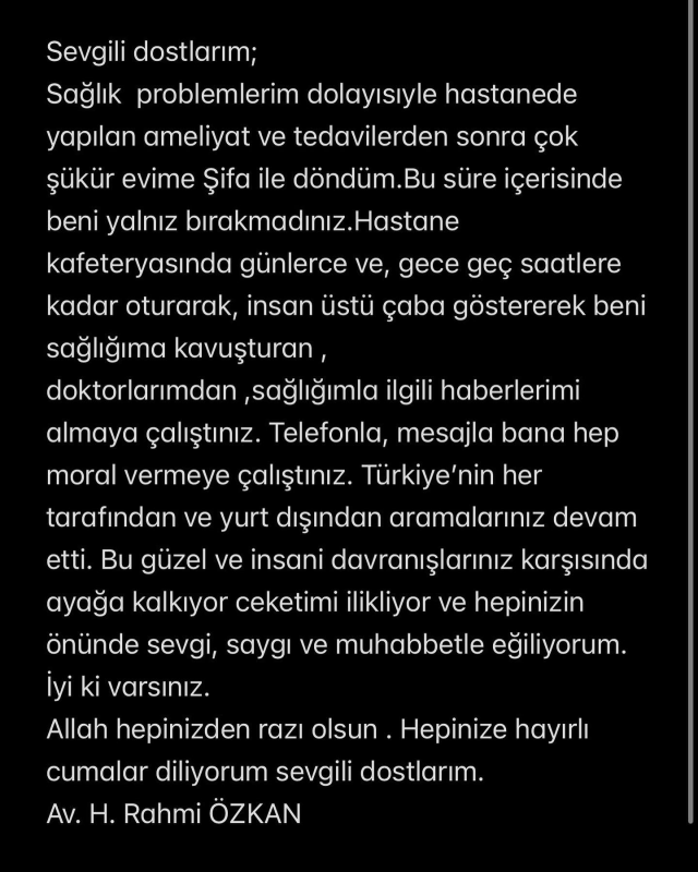 Müge Anlı ile Tatlı Sert'te Rahmi Özkan’ın Son Durumu