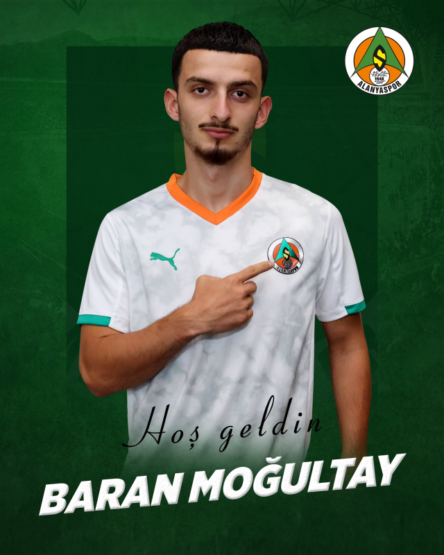 Alanyaspor, genç yetenek Baran Moğultay ile güçleniyor