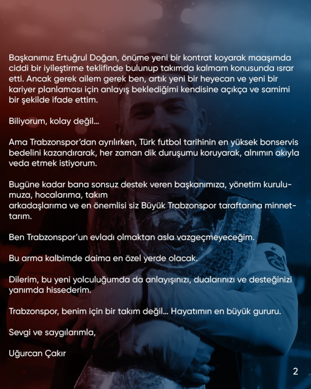 Galatasaray ve Trabzonspor, Uğurcan Çakır transferinde anlaştı