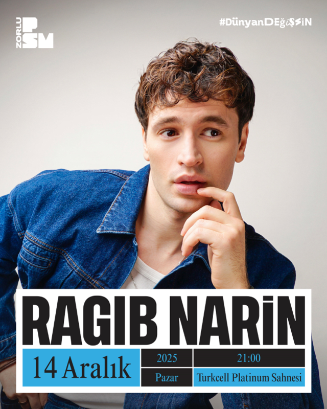 Ragıb Narin İstanbul'daki ilk konseriyle 14 Aralık'ta Zorlu PSM Turkcell Platinum Sahnesi'nde