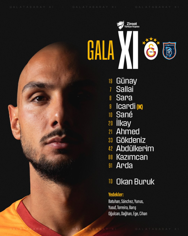 Torreira Başakşehir Başakşehir maçında neden yok, Torreira sakat mı, cezalı mı, yedek mi?