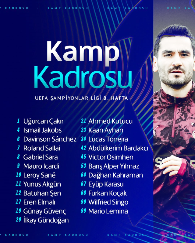 Manchester City Galatasaray maçı hangi kanalda, şifresiz mi? Manchester City Galatasaray muhtemel 11'leri ve maç kadrosu!