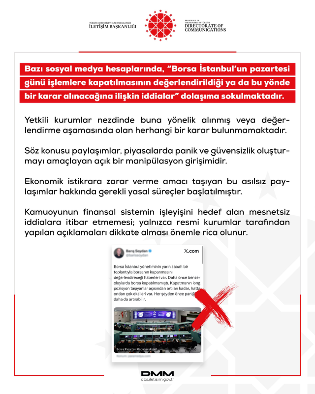 Bakan Şimşek, 'Borsa İstanbul kapatılacak' iddiasına yanıt verdi