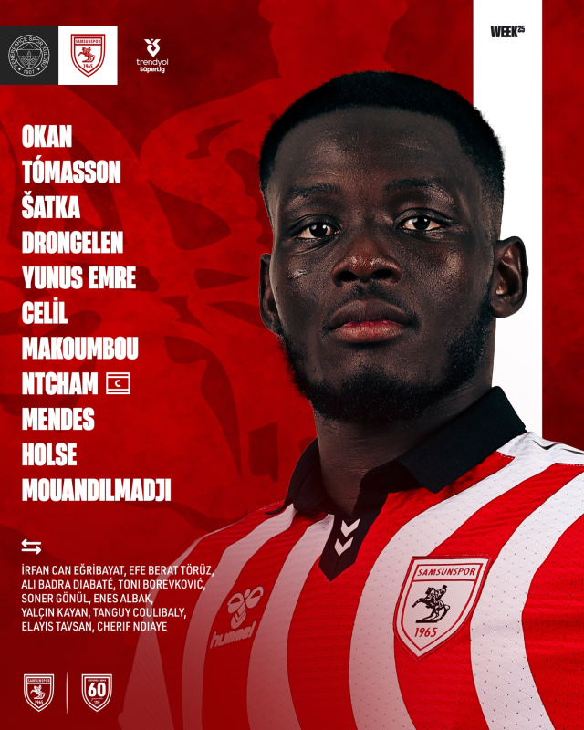 Fenerbahçe Samsunspor maçı ilk 11'i! Fenerbahçe Samsunspor maçı 11'i belli oldu mu, ilk 11'de kimler var?