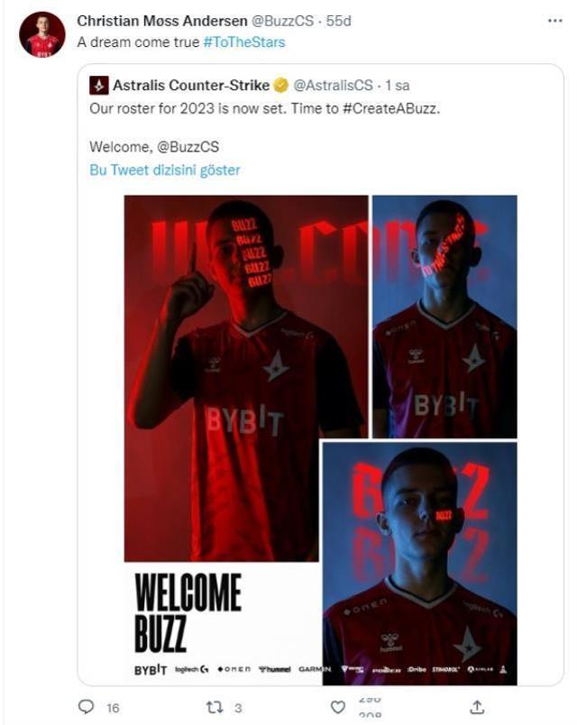 Astralis, Danimarkalı oyuncuyu CS:GO kadrosuna kattı