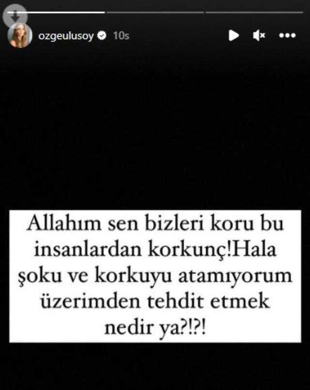 Babasının ölümü sonrası tehdit mesajları aldığını söyleyen Özge Ulusoy isyan etti: Adalet arayınca tehdit ediliyorum