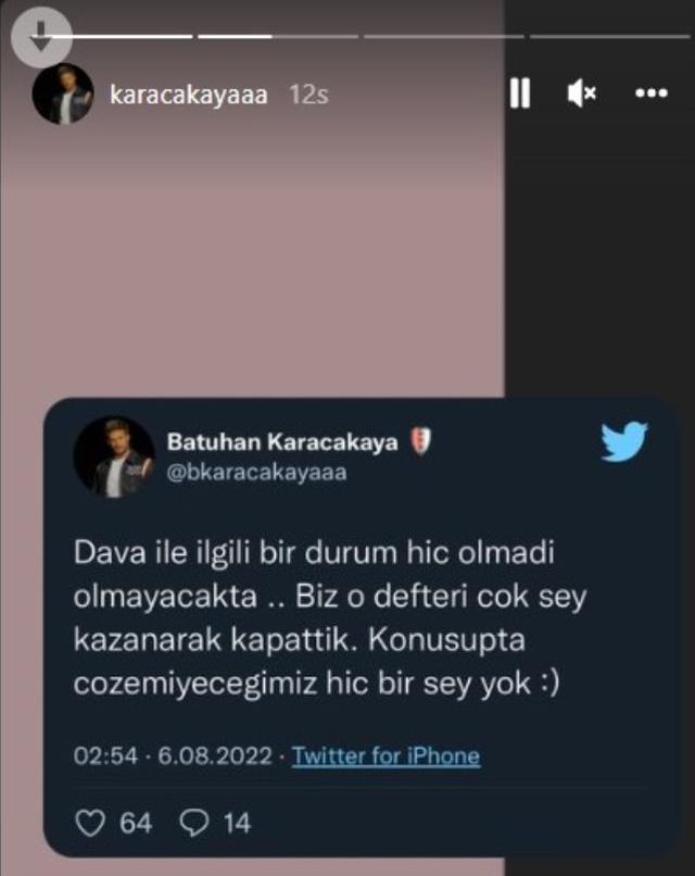 Batuhan Karacakaya, Acun Ilıcalı'ya dava açtığı iddiasını yalanladı