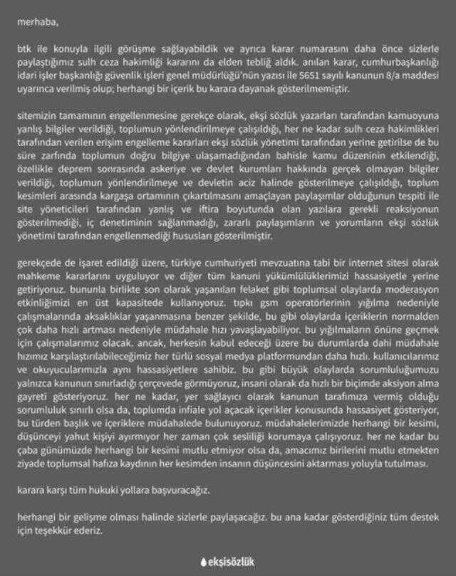 Ekşi Sözlük kapandı mı, neden açılmıyor?