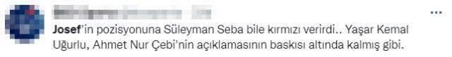 Sosyal medya Josef'in faulünü konuşuyor! Kartın rengi tartışma yarattı