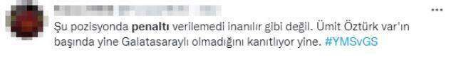 Galatasaraylıları ayağa kaldıran pozisyon! Maçın hakemi yerden yere vuruldu