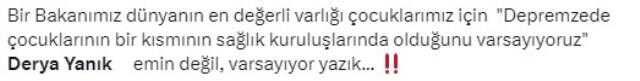 'Kayıp çocukların hastanelerde olduğunu varsayıyoruz' demişti! Tepki çeken sözleri Bakan Yanık'a canlı yayında soruldu