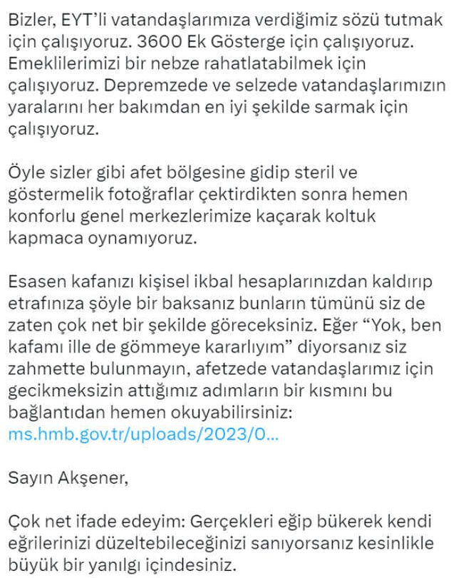 Bakan Nebati'den taklidini yapan Akşener'e yanıt gecikmedi! Açıklamasına iki fotoğraf da ekledi