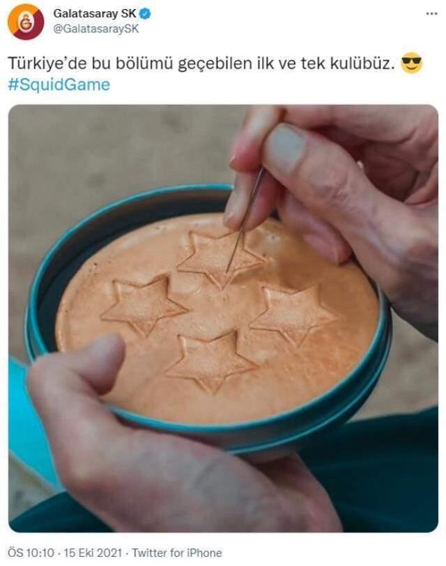Galatasaray'dan gündeme oturan gönderme! Squid Game paylaşımı bomba etkisi yarattı