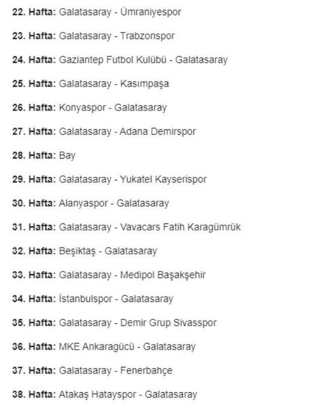 Galatasaray maçı ne zaman? Şubat 2023 Galatasaray maç takvimi!