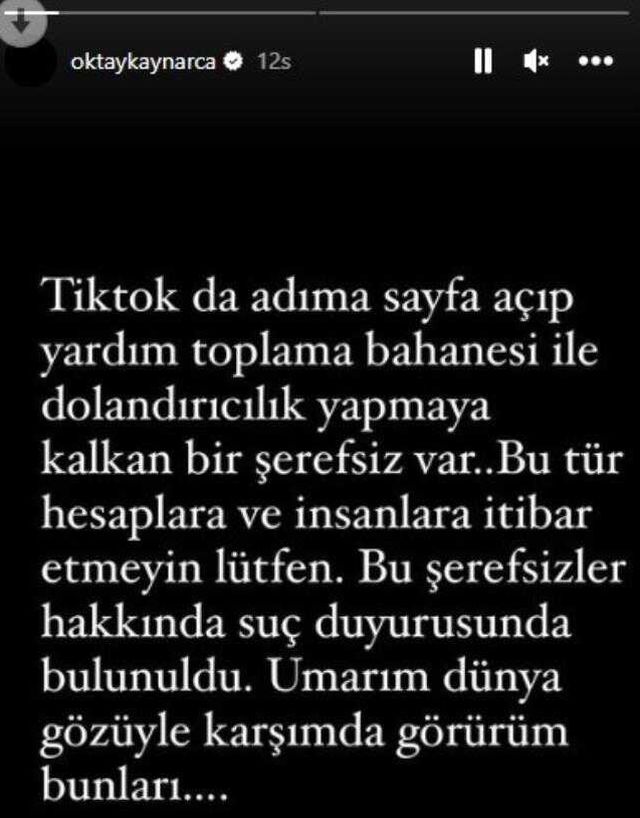 Adına sahte hesap açılıp para toplandığını gören Oktay Kaynarca ateş püskürdü: Şerefsiz