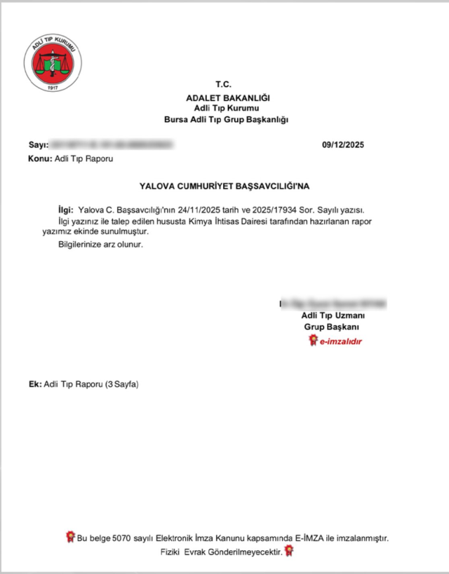 نتیجه تست دختر گولی, توغیان اولکم گولتر مشخص شد