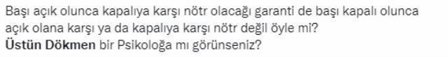 Üstün Dökmen'den skandal sözleri sosyal medyayı karıştırdı: Başörtülü psikolog ve psikiyatr olamaz