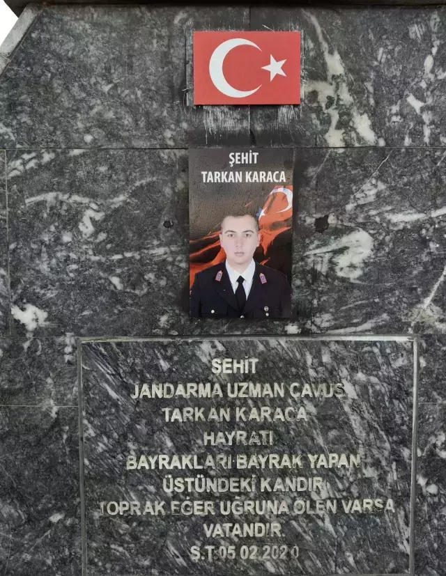 Şehidin hatırası ikinci kez hedef alındı
