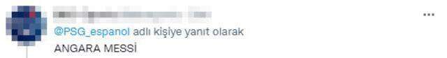 PSG'nin 'Ankara Messi' paylaşımı olay oldu! Türk kullanıcılar yorum üstüne yorum yapıyor