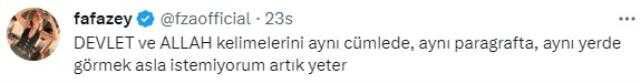 'Allah ve devlet kelimesini aynı yerde görmek istemiyorum' diyen Farah Zeynep Abdullah, gündem oldu