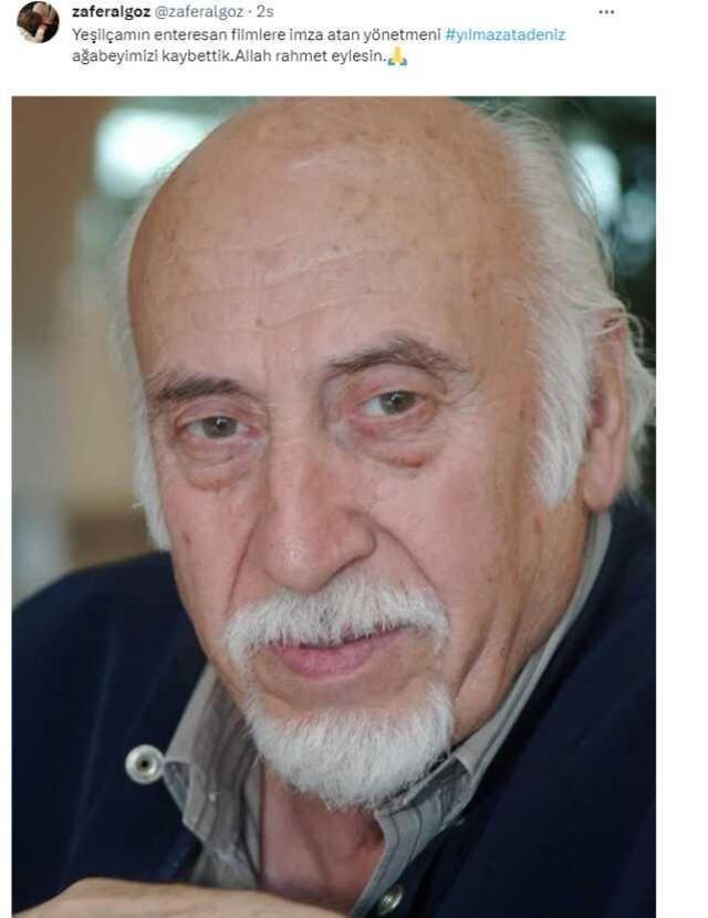 Hayatını kaybeden yönetmen Yılmaz Atadeniz'in ailesinden Zafer Algöz'e sert tepki