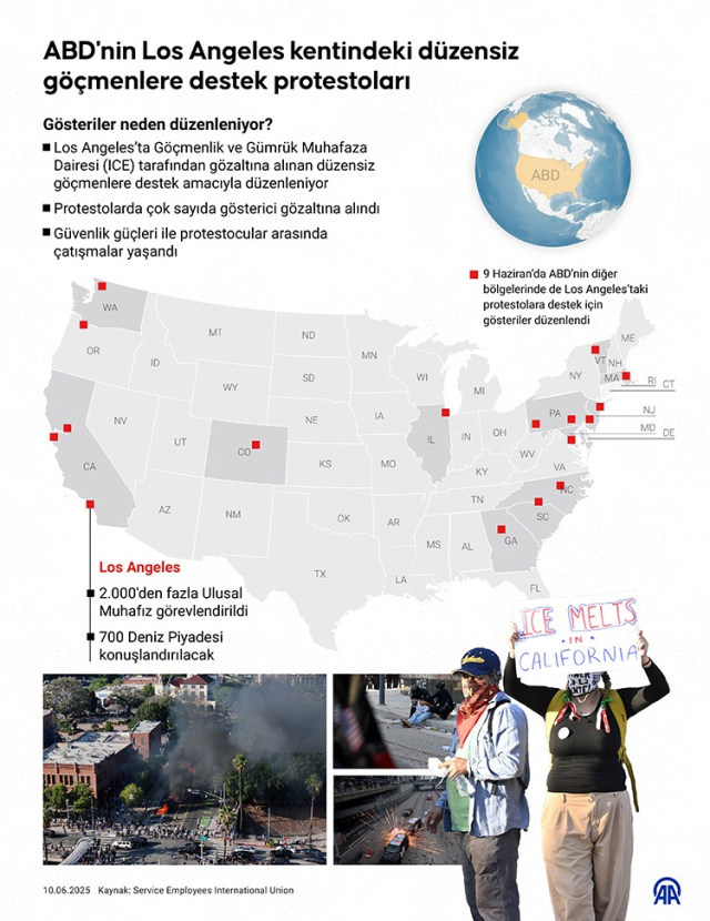 Trump protestolar devam ederken askeri üsten konuşacak: Bugün önemli açıklama yapacağım
