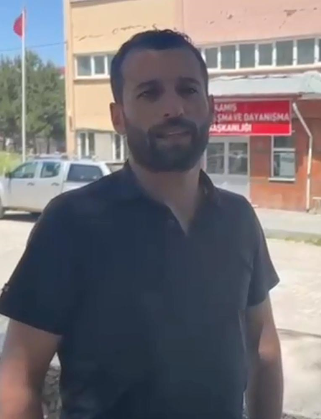 Sitenin bahçesine giren ayı kamerada