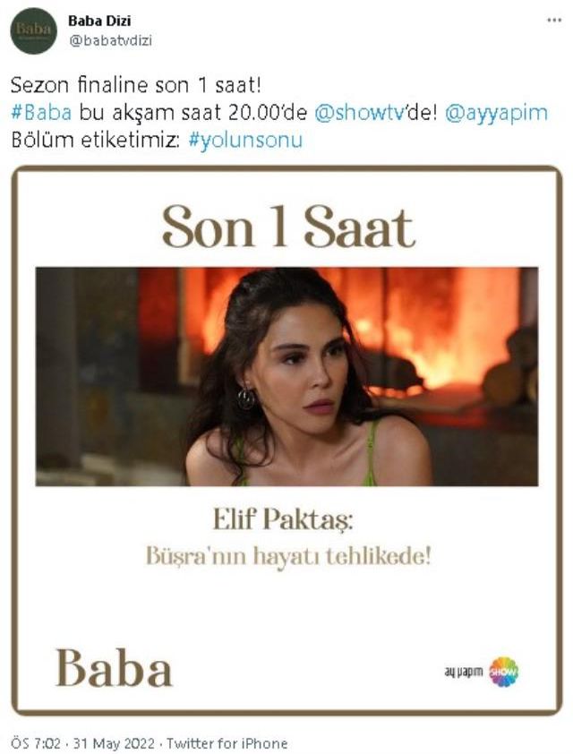 Baba final mi, sezon finali mi yapıyor? Baba dizisi neden final yapıyor, bitiyor mu? Baba dizisi yeni sezonda devam edecek mi? Yeni sezon ne zaman?