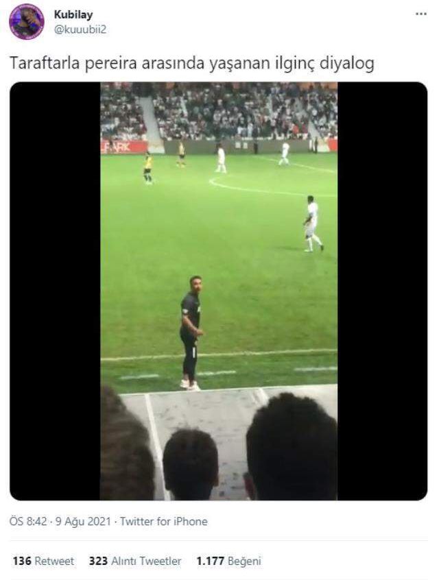 Giresunspor-Fenerbahçe maçına damga vuran anlar! Vitor Pereira kendisine akıl veren taraftara fena patladı