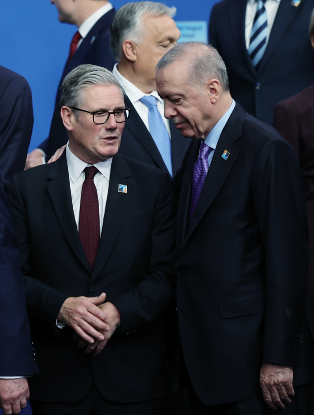NATO Zirvesi'nde aile fotoğrafı! 32 ülkenin lideri aynı karede