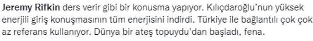 Kılıçdaroğlu'nun 'Başdanışmanım' dediği isim İngilizce konuştu, çeviri cihazı olmayanlar öylece kalakaldı