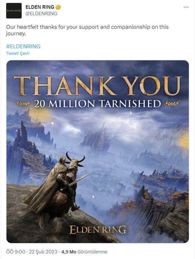 Elden Ring bir rekor daha kırdı!