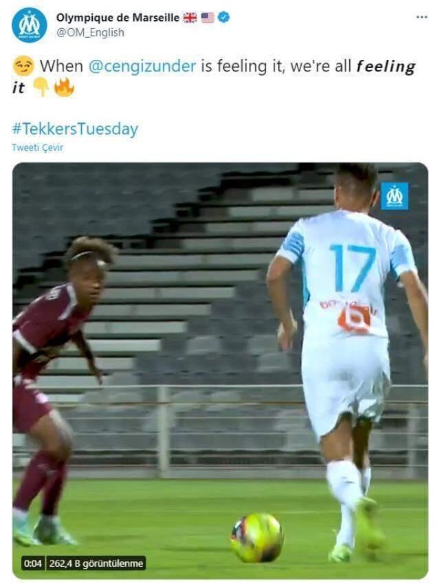 Cengiz Ünder adeta rakibinin belini kırdı! Harika çalımıyla izleyenleri mest etti