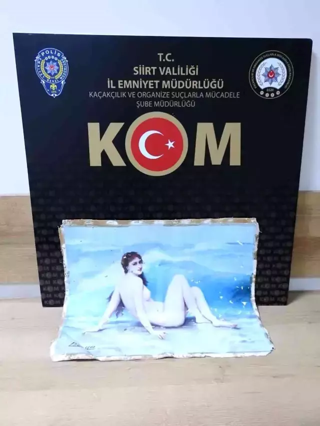 Tüm Siirt bu olayı konuşuyor! Polisler bir otomobilde dünyanın en ünlü ressamının tablosunu buldu
