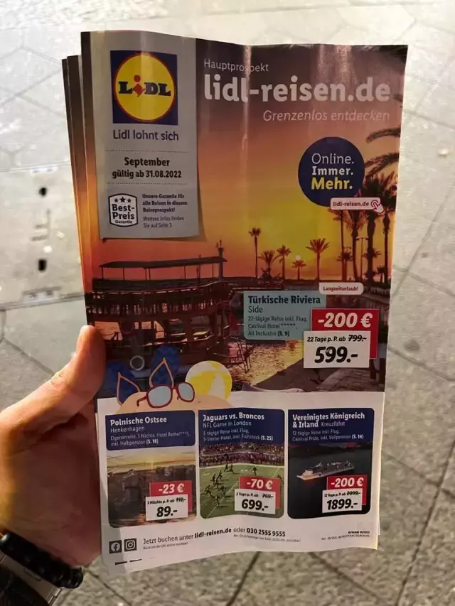 Almanya'daki ucuzluk marketinden Türkiye'de 22 gün tatil kampanyası! Sosyal medyada viral olmuştu