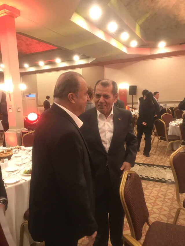 Sosyal medyayı buluşma! Dursun Özbek ve Fatih Terim bir arada