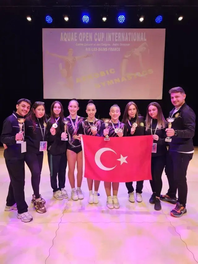 Fransa'da Manisa BBSK Cimnastik Takımı rüzgarı! Büyük bir başarıya imza attılar