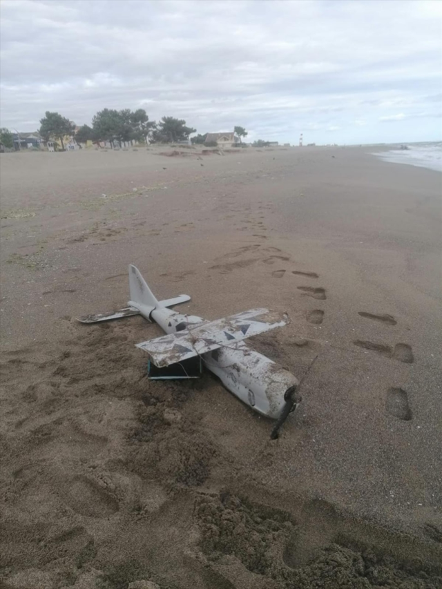 Sakarya'da halk plajında İHA bulundu