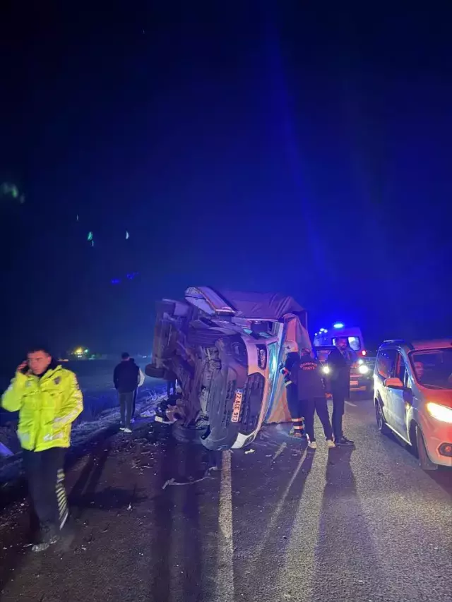 Kaza yerinden bir görüntü