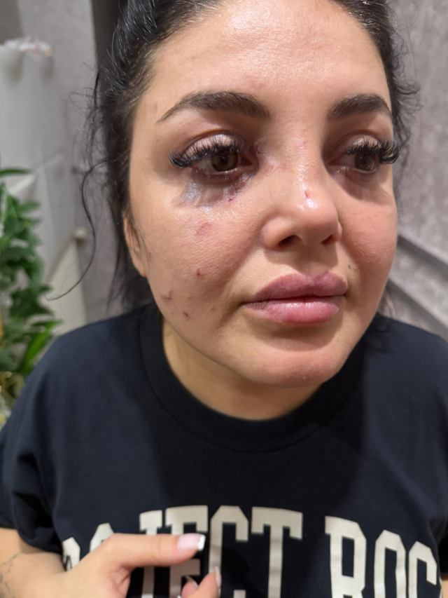 Beykoz'da dehşet anları! Ofisi basan grup eski patronlarını sokak ortasında darp etti