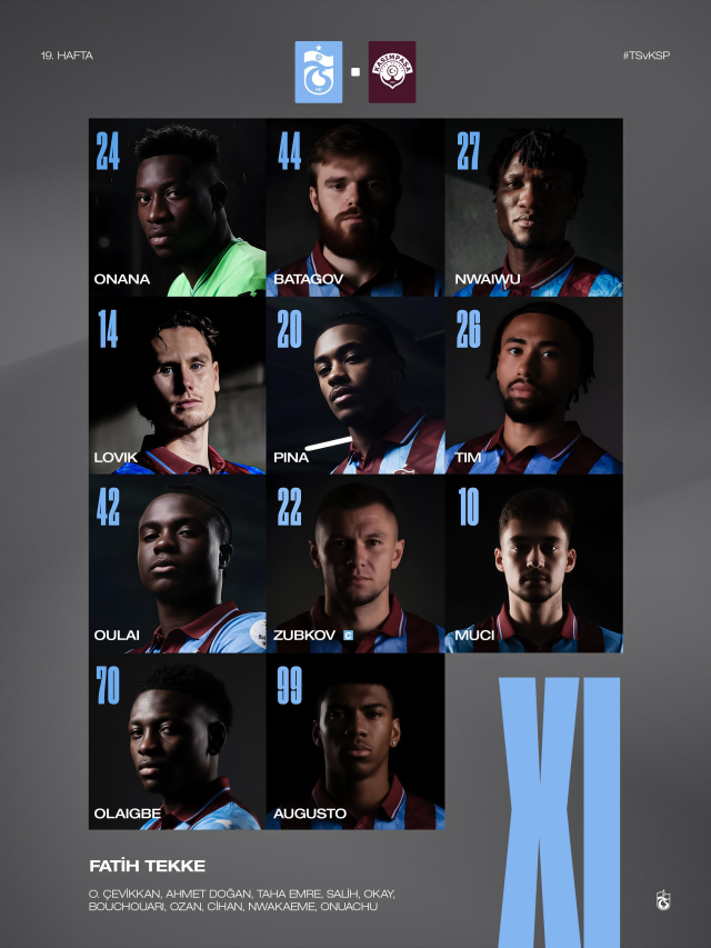 Onuachu neden yok, Onuachu sakat mı, yedek mi (Trabzonspor Kasımpaşa)?